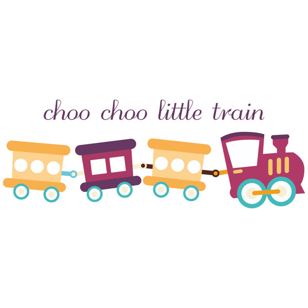 Zoomie Kids Children's Toy Train Wall Decal Wayfair